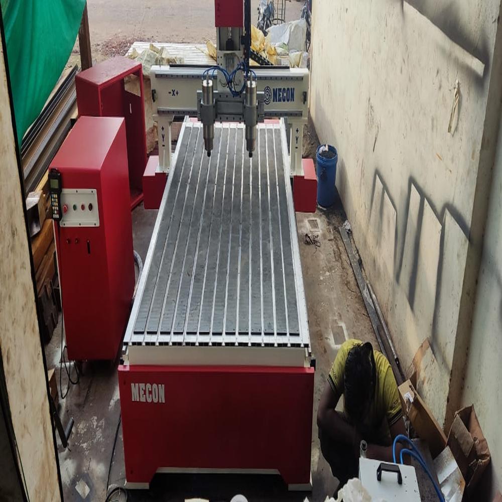 Dual Head CNC Wood Carving Machine