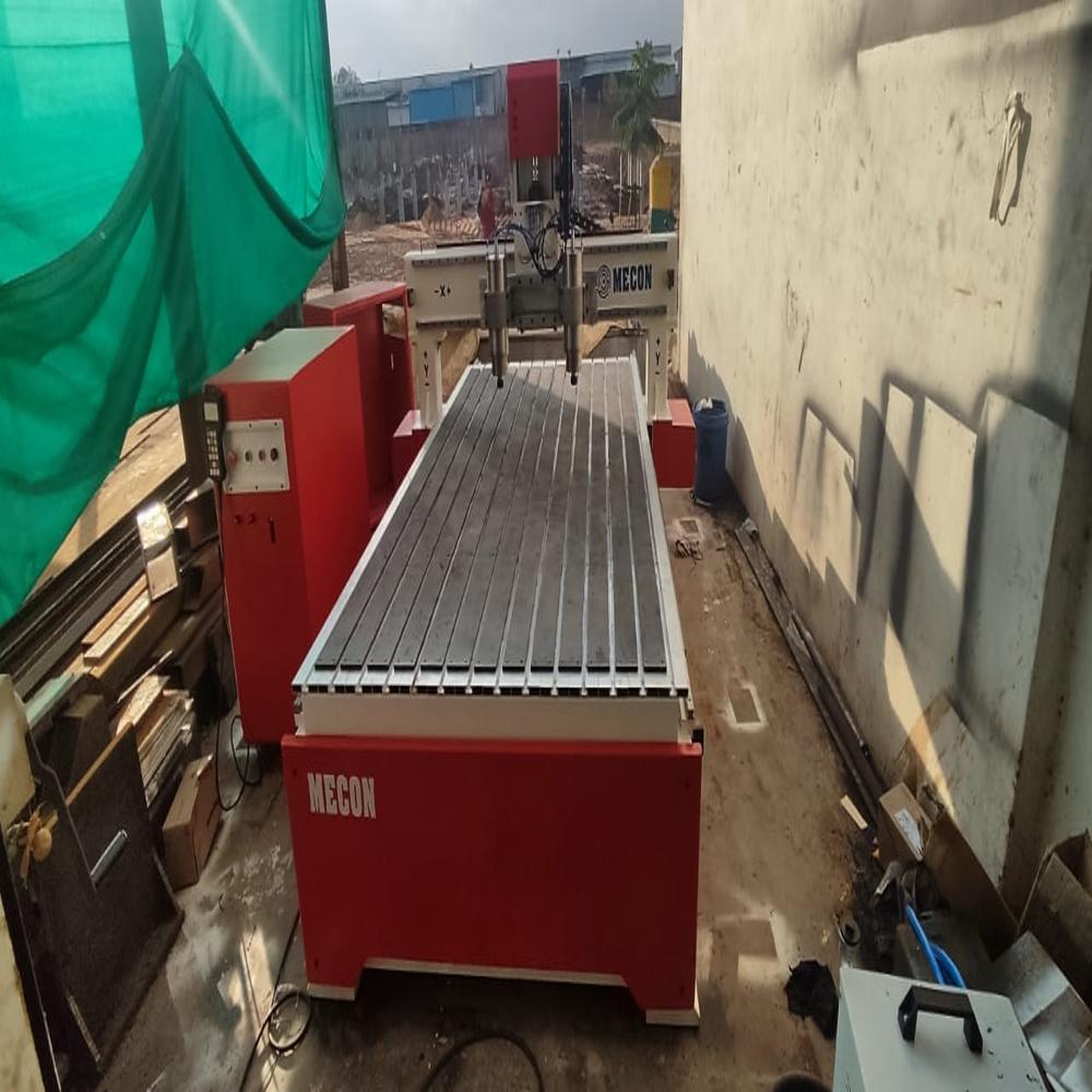 Dual Head CNC Wood Carving Machine