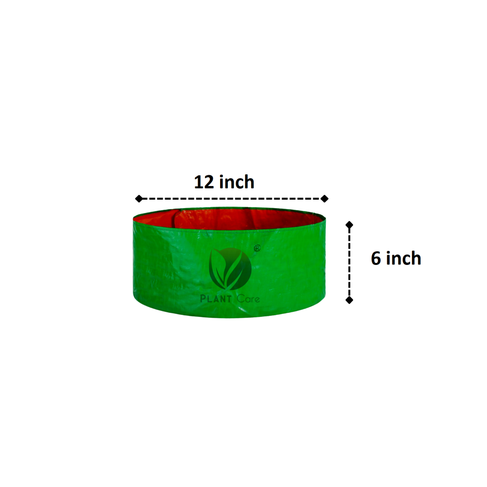12X6 Inch Round HDPE Grow Bag