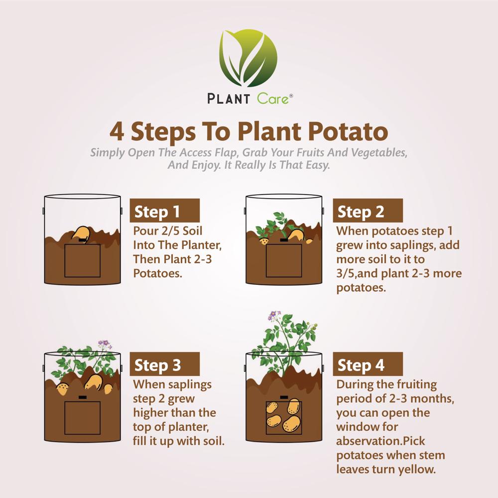 12X14 Inch Potato Heavy Grow Bag