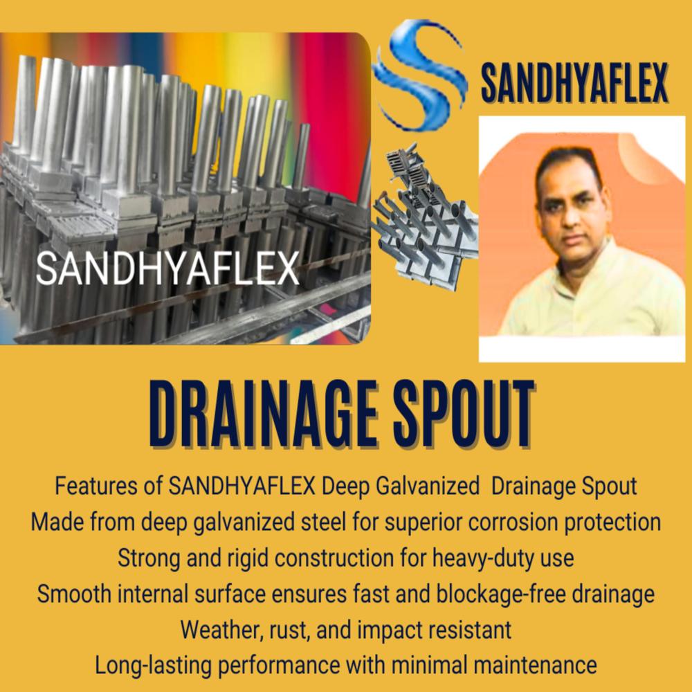 Deep Galvanized  Drainage Spout