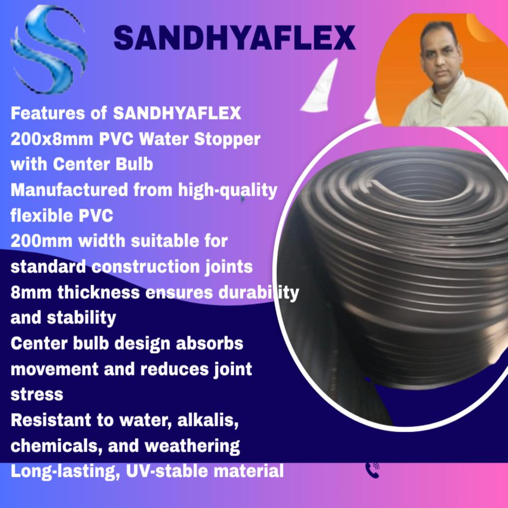 200x8mm PVC Water Stopper 