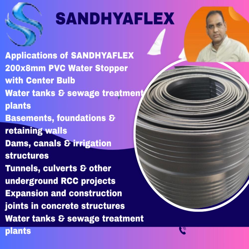 200x8mm PVC Water Stopper 