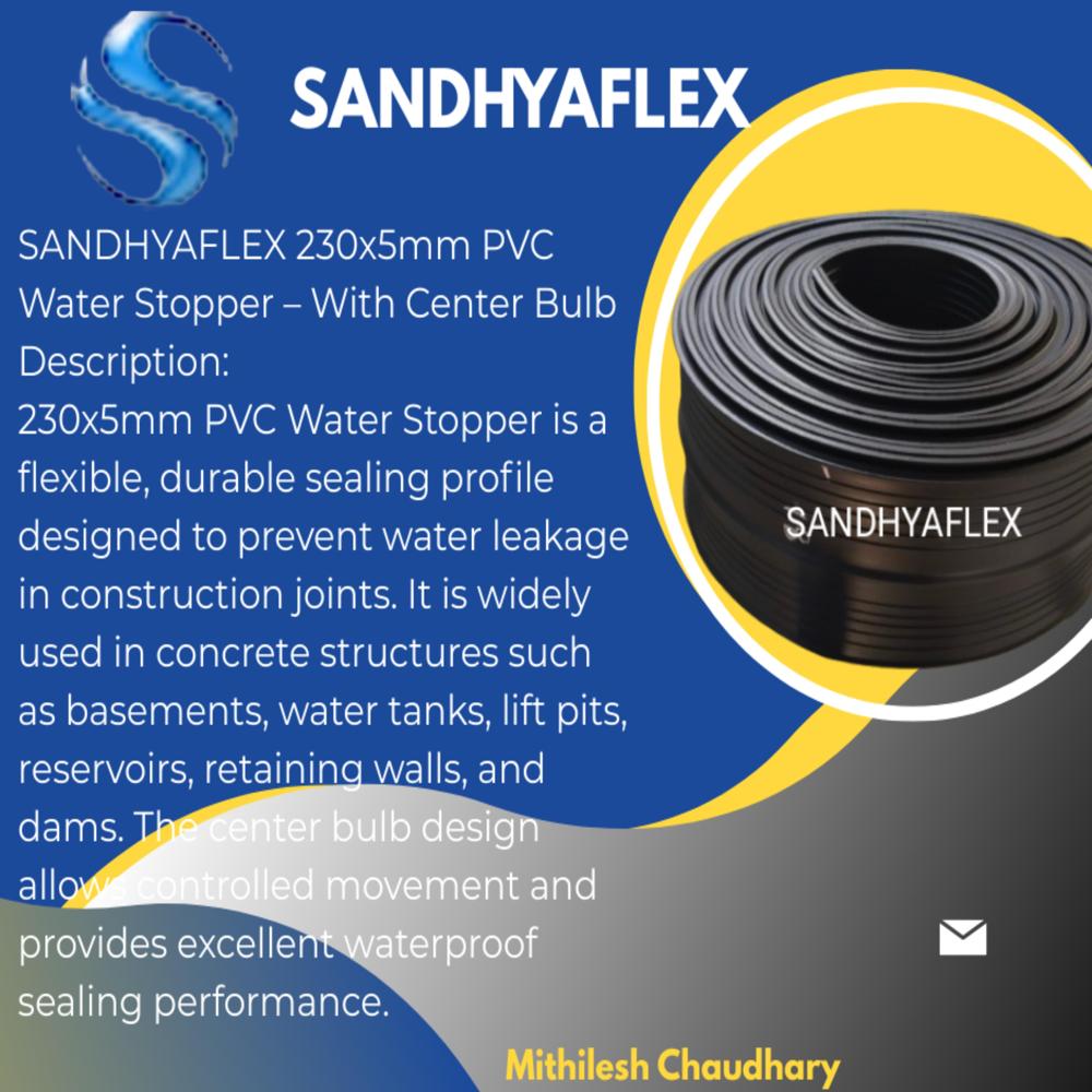 230x5mm PVC Water Stopper
