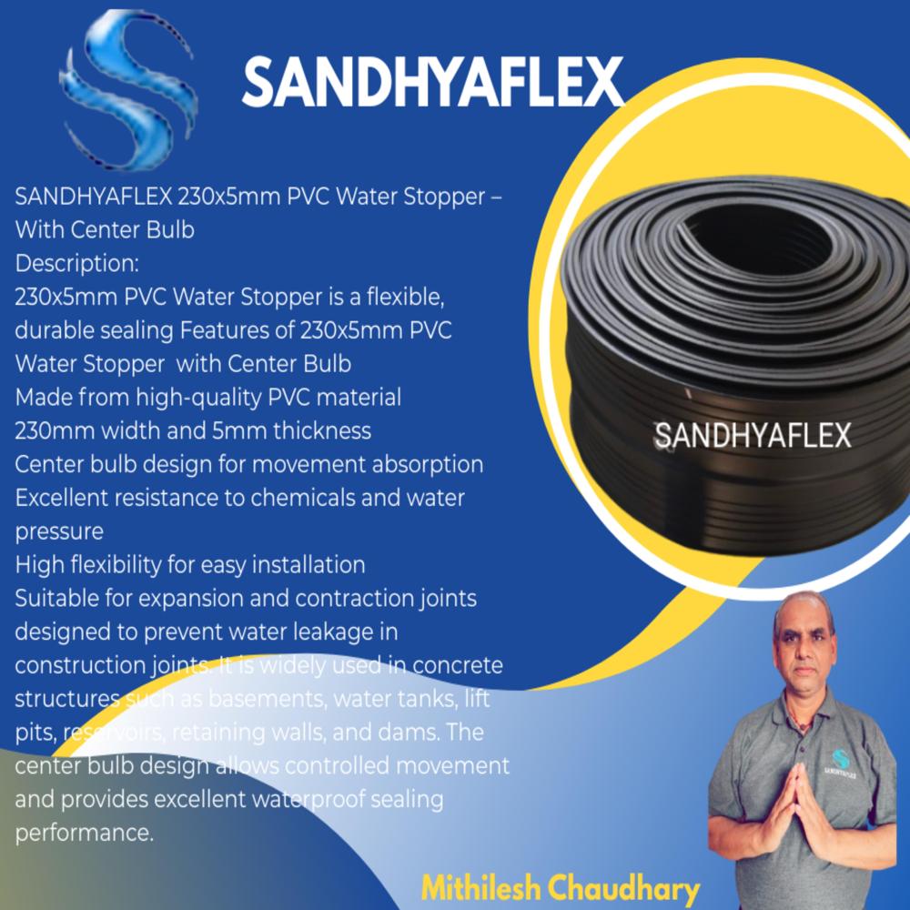 230x5mm PVC Water Stopper