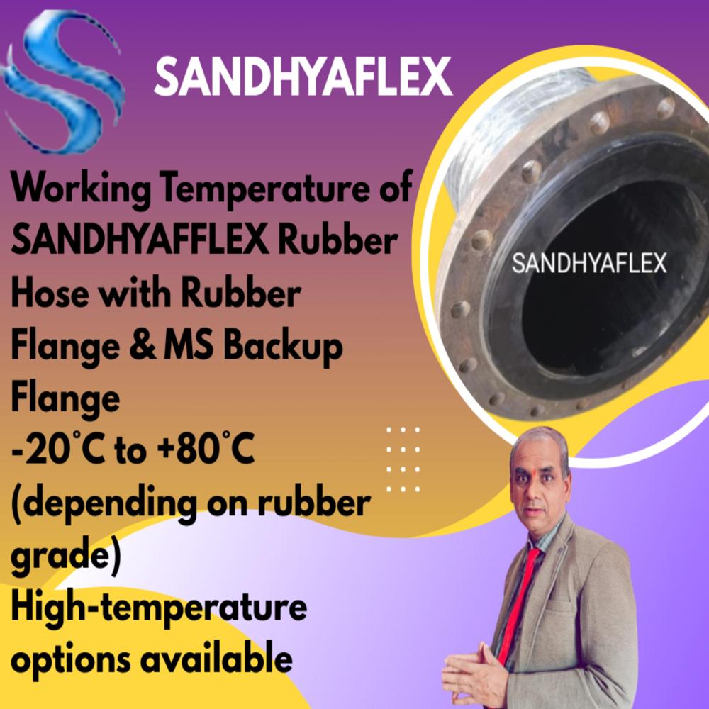 Rubber Hose With Rubber Collar - Synthetic Rubber, 38mm Id X 3-20m, Black | Abrasion Resistant, Uv Resistant, High Flexibility, 45 Bar Burst Pressure