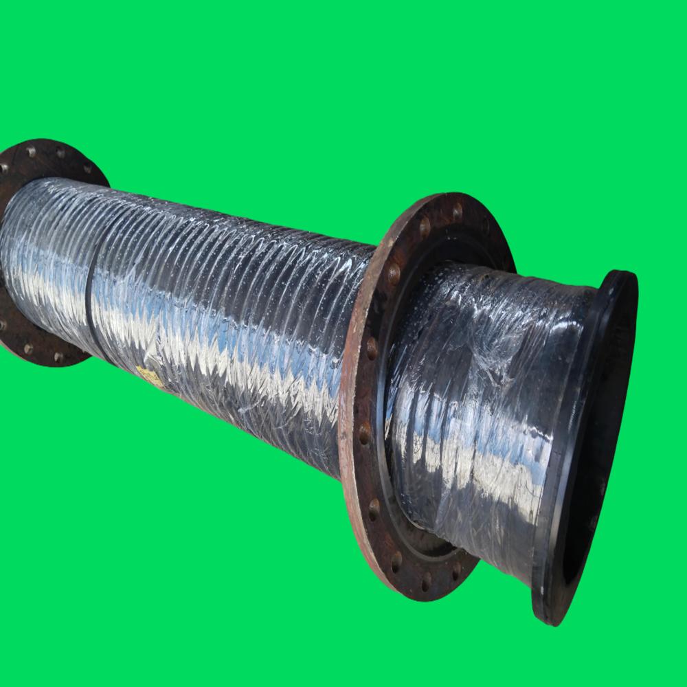 Rubber Hose With Rubber Collar - High Grade Rubber, 50mm Id X 62mm Od, Black, 10 Bar Pressure, Synthetic Textile Reinforced