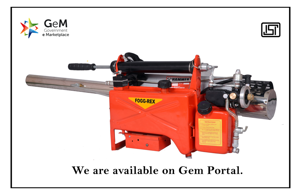 Thermal Fogging Device - Manual Operation, 10l H2o2 Chemical Tank | Plastic Coated Metal Finish, Custom Size, Ideal For Fumigation And Sanitization