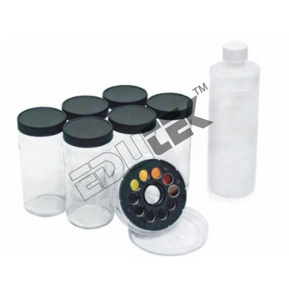 Organic Impurities Test Set - Glass Vials, 16 Oz Capacity, Lightweight Design | High Accuracy, Manual Operation, Ideal For Field Testing