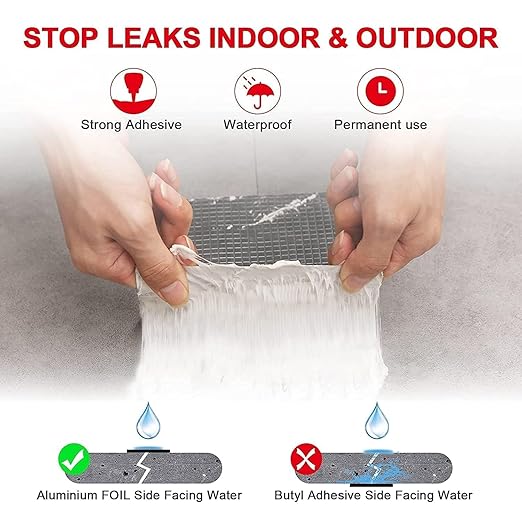 Water Leakage Solution Aluminium Foil Tape