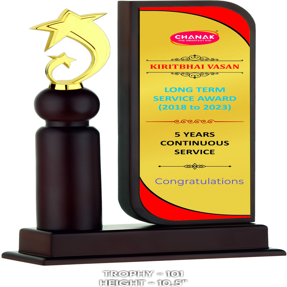 Unique Wooden Trophy