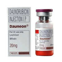 Daunorubicin Injection 20 Mg (20 Mg/ml) Vial (1 Ml) - Grade: Medical Grade