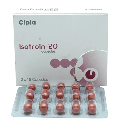 Isotroin Isotretinoin 20 Mg Capsules