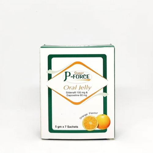 Super P-Force Oral Jelly Sildenafil USP 100 Mg And Dapoxetine 60 Mg Oral Jelly