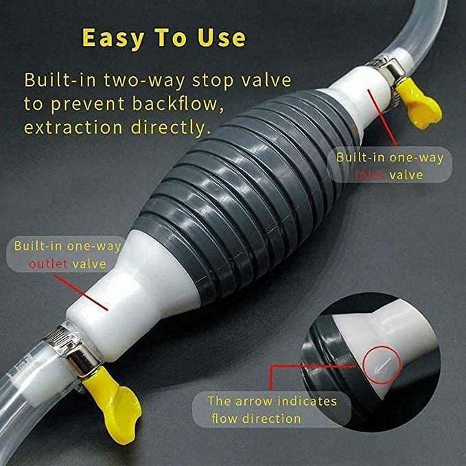 Fuel Transfer Pump Kit - Color: Black