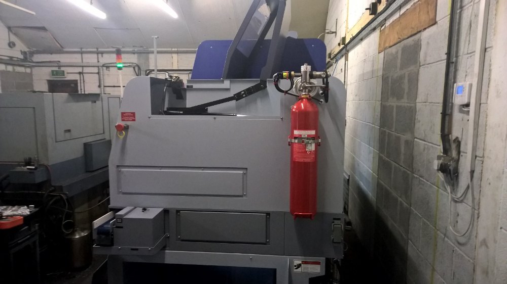 CNC Machine fire suppression system
