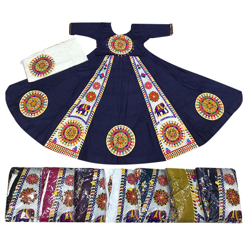 Fancy Garba Dress - Color: Multicolor