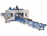 Cnc Beam 3d Drilling Machine Bt40 Spindles For Steel Structure Application - Feature: High Precision
