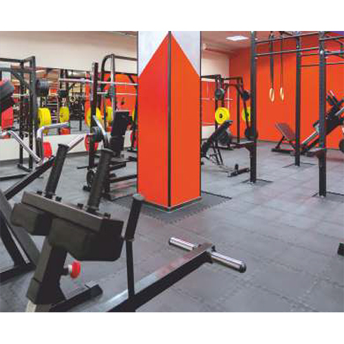 Rubber safety floors - Gym tiles
