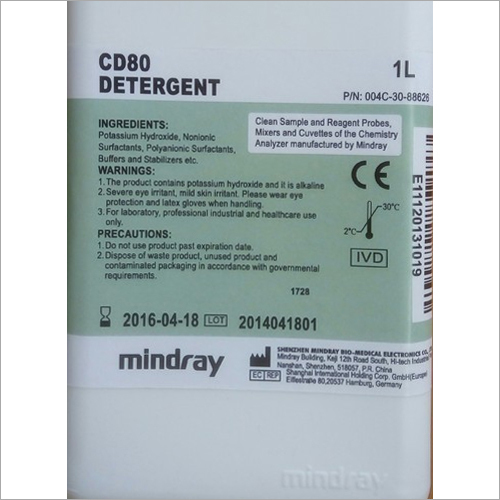 1 Ltr Mindray CD80 Detergent Reagents