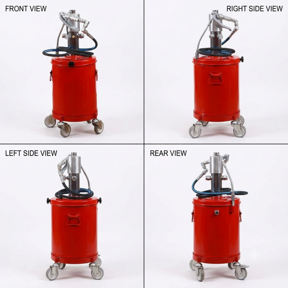 Pneumatic Air Grease Pump - Capacity: 25 Kg