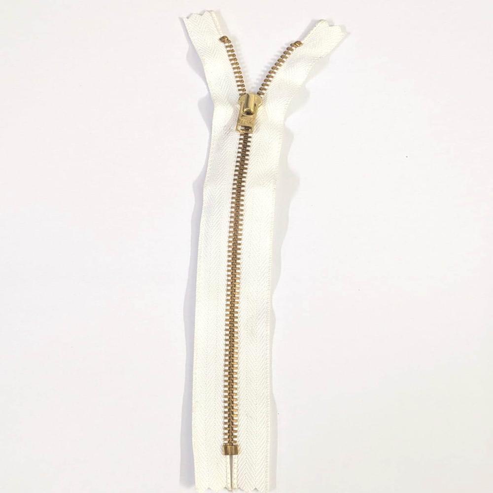Ykk 03 Ygrc Golden Brass Close End Zipper - Length: 10 Inch (in)