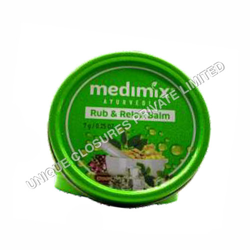 7Gm Aluminium Slip Lid Containers - Color: Multicolor