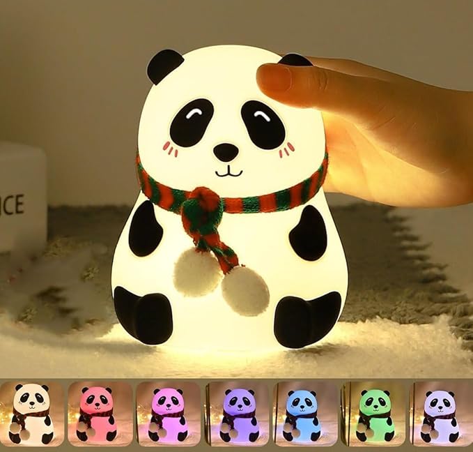 Rechargeable Silicone Panda Night Light