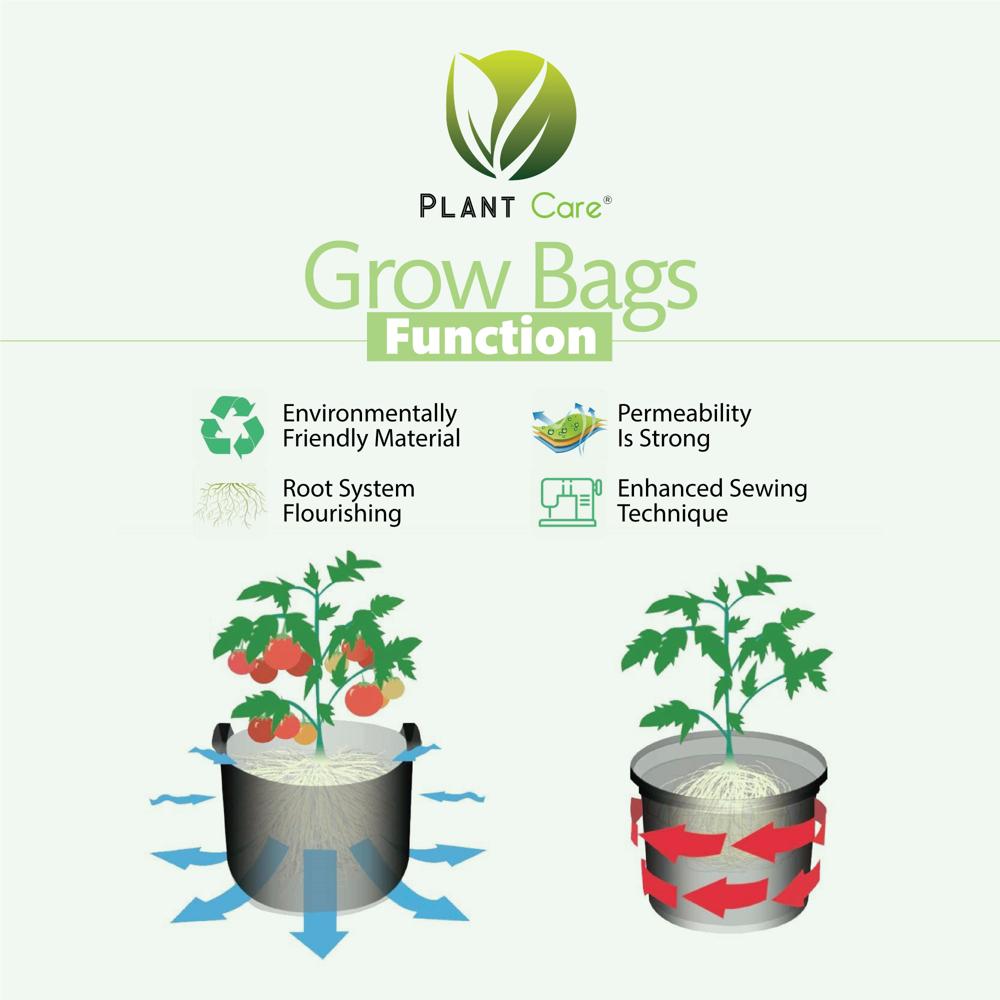 15X15 Inch Fabric Plant Grow Bag