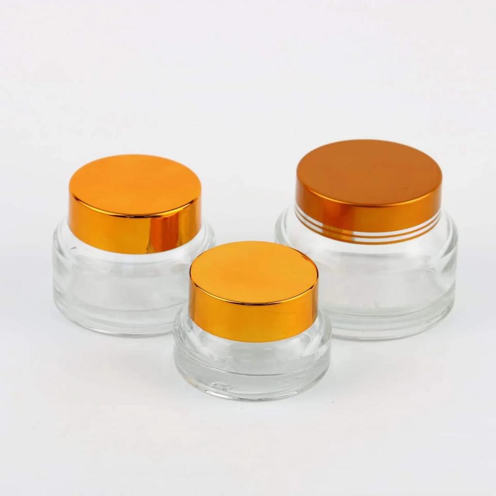30gm Glass Tapper Cream Jar