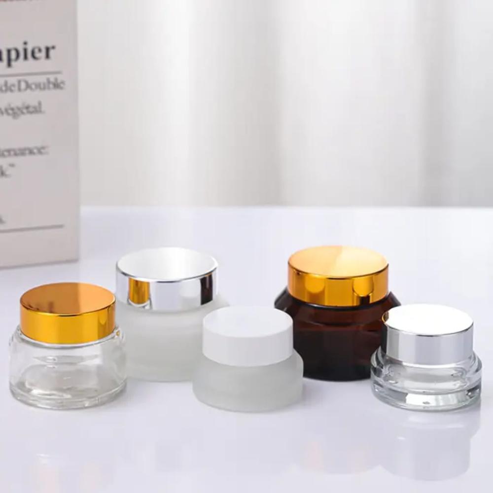 30gm Glass Tapper Cream Jar