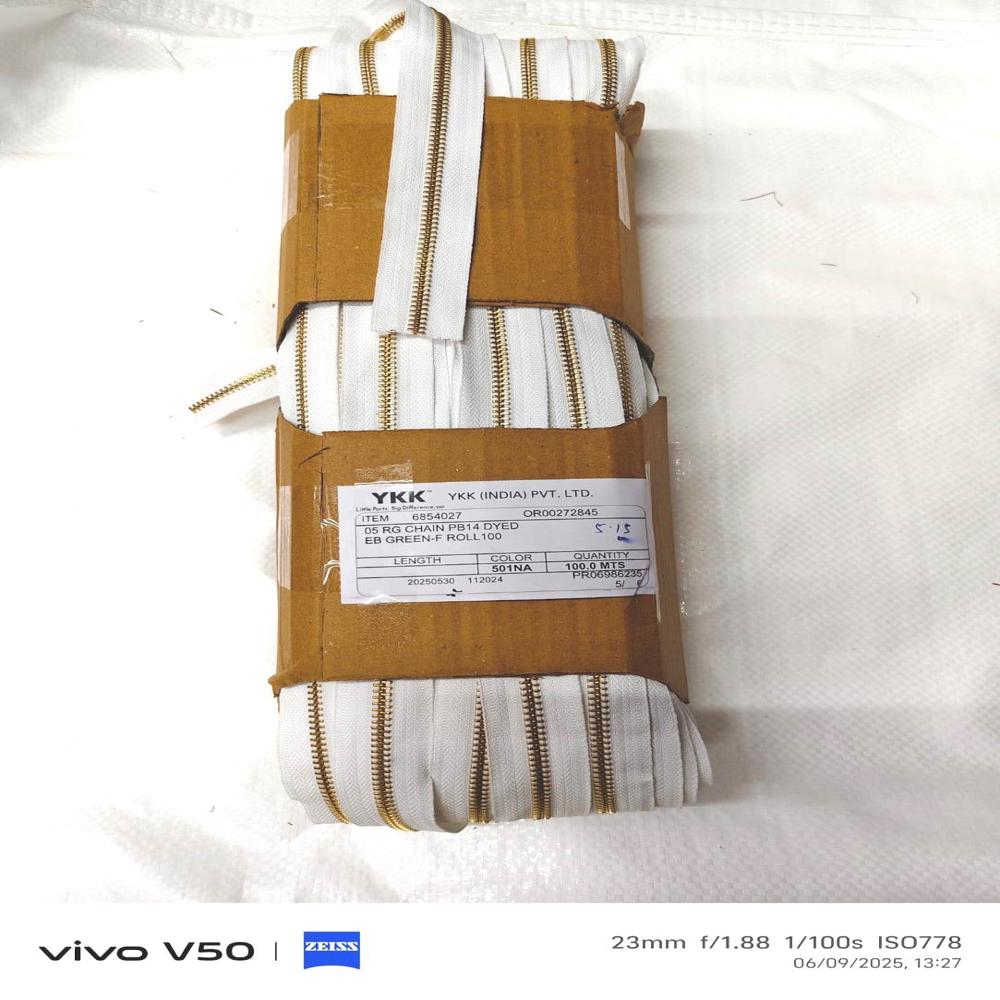 YKK 05 RG Chain PB14 Size 05 Zipper Type