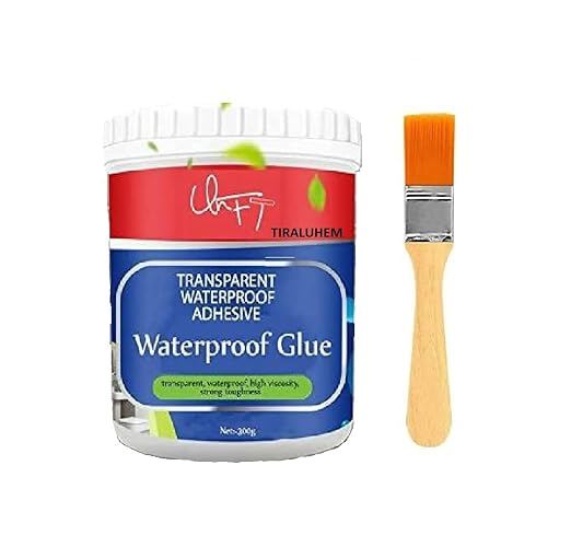 Waterproof Transparent Glue with Brush 500 ml