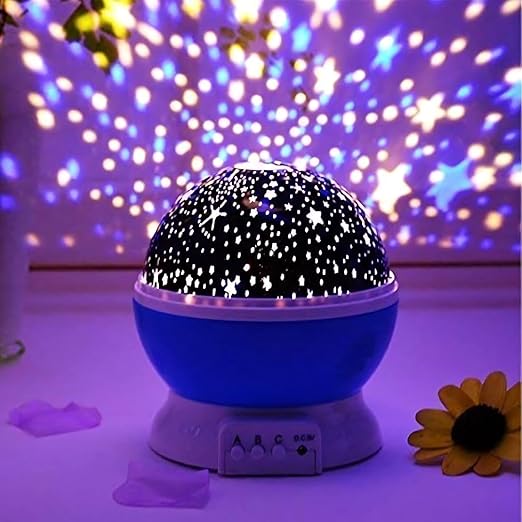 Star Master Galaxy Night Projector Lamp - Color: Black