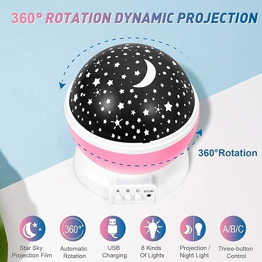 Star Master Galaxy Night Projector Lamp