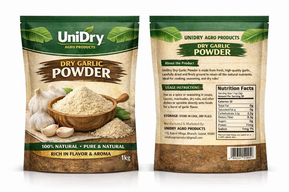 1kg Dehydrate Garlic Powder