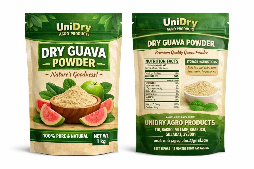 Pure Dry Guava Powder