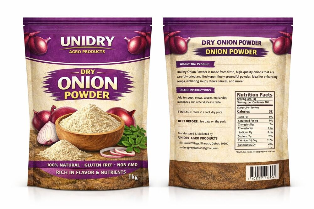 1kg Dry Onion Powder