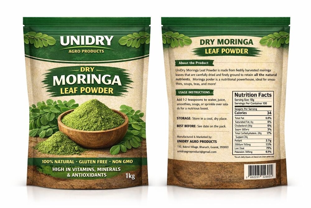 1KG Moringa leaf Powder