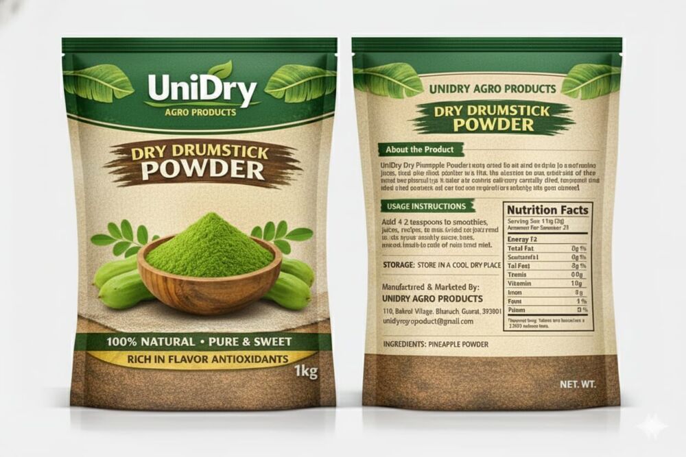 1Kg Dry Drumstick Powder - Shelf Life: 24 Months