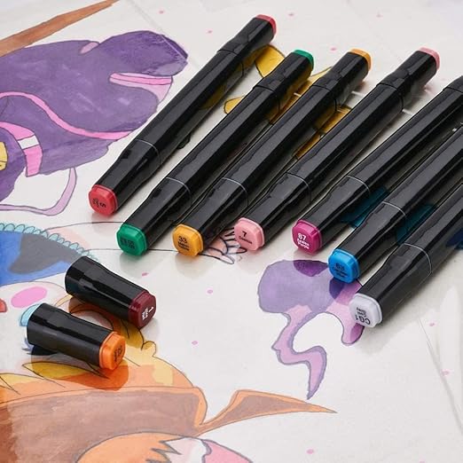  48 Multicolour Waterproof Art Markers