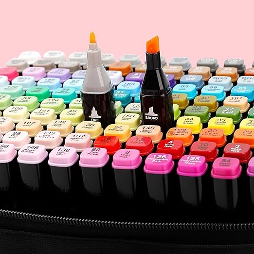  48 Multicolour Waterproof Art Markers