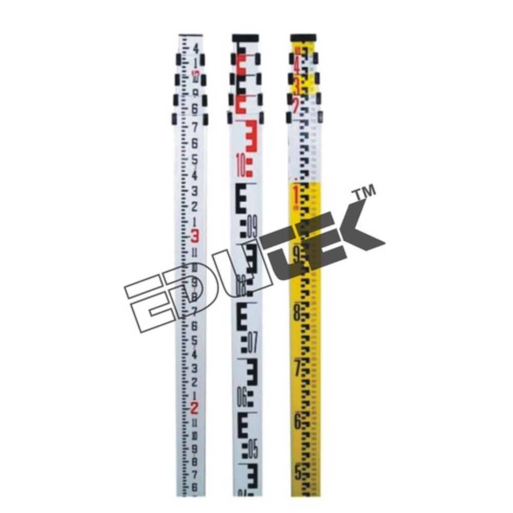 Leveling Staff - Durable Aluminum Alloy, Telescopic Design For Precision Leveling