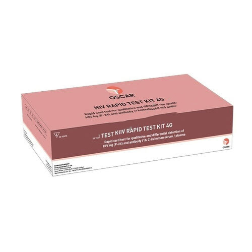 Hiv Rapid Test Kit 4Th Generation - Application: Hospital