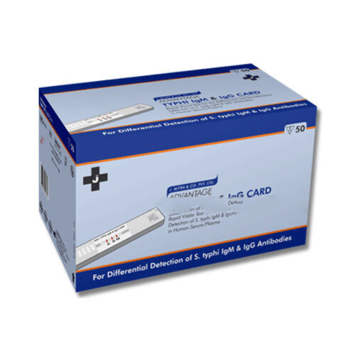 J Mitra Advantage Typhi IgM and IgG Rapid Card