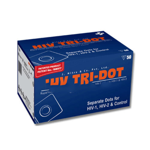 J Mitra HIV TRI-DOT rapid test kit