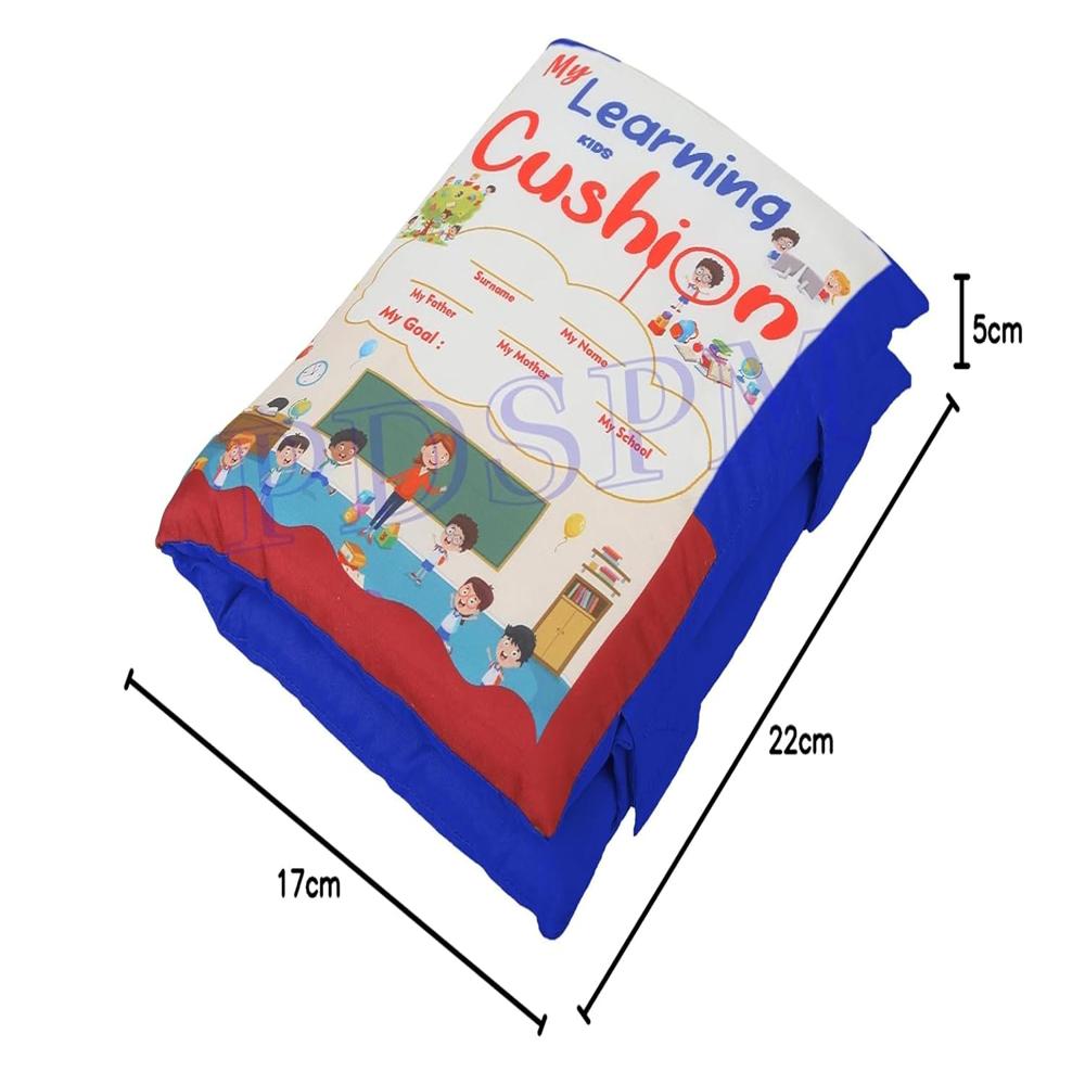 Learning Cushion Pillow Book for Kids 