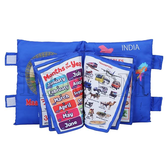 Learning Cushion Pillow Book for Kids 
