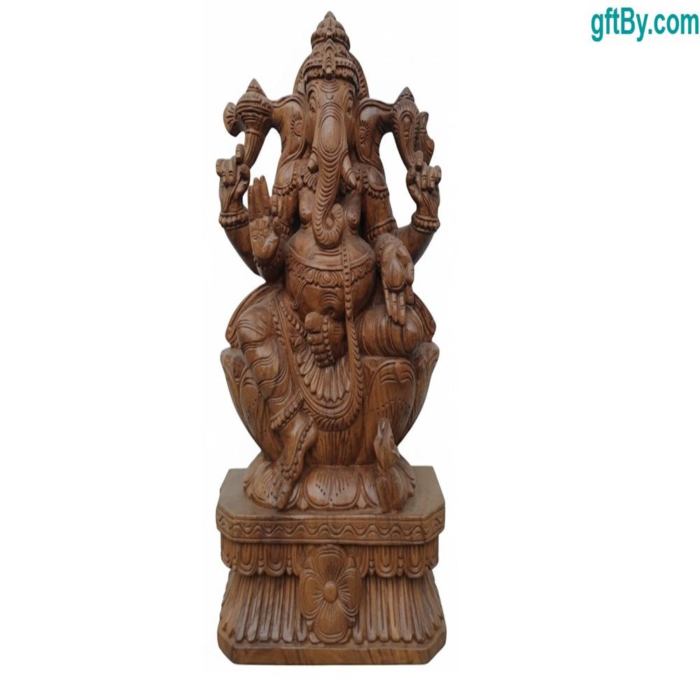 Wooden Idol Statues