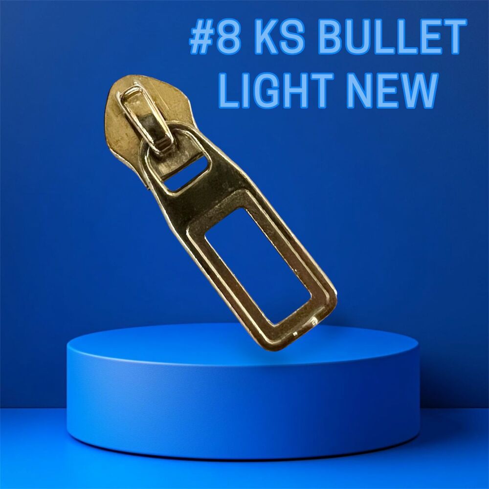 8 KS Bullet Zipper Slider